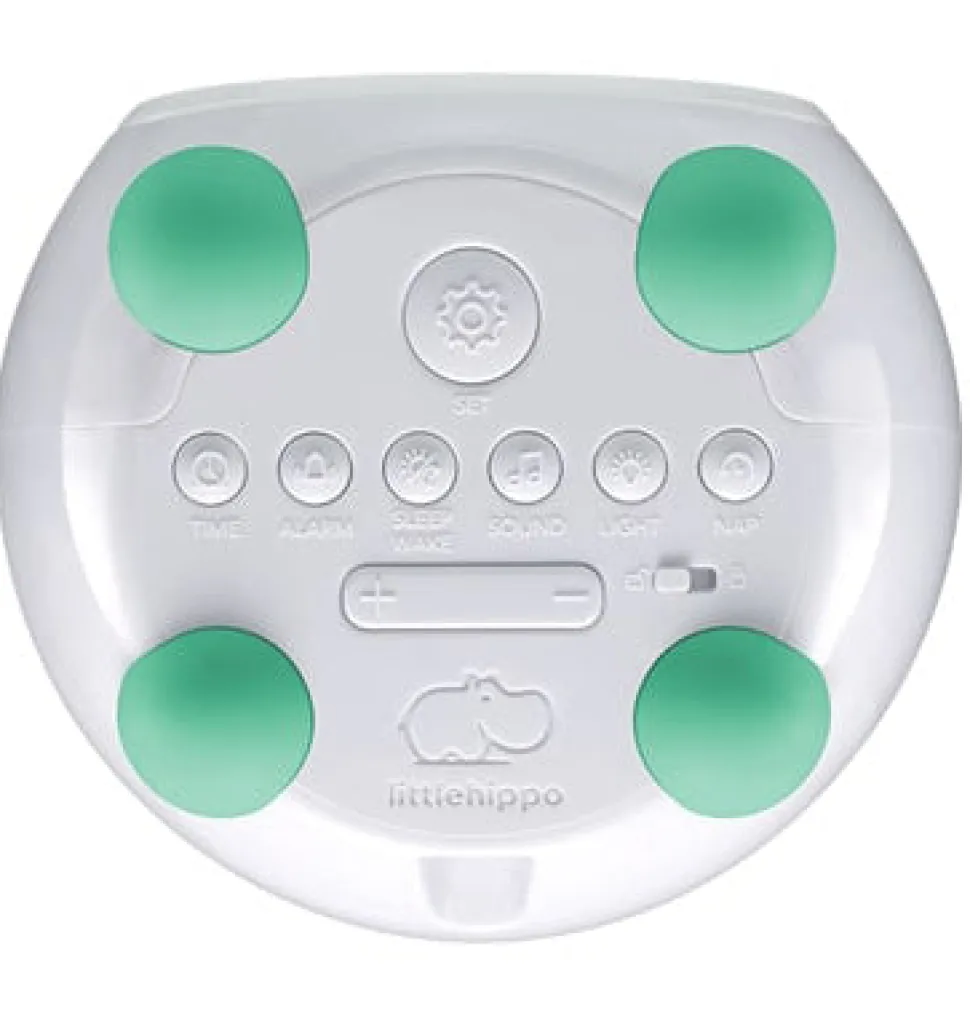 LittleHippo Mella Ready to Rise Sleep Trainer Alarm Clock - Tropical Teal