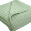 Lou Lou & Company Cloud Muslin Quilt - Sage, Large