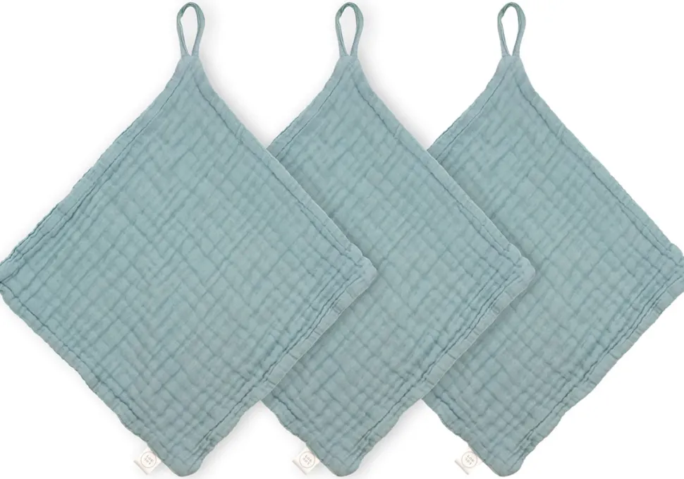Lou Lou & Company Washcloth, 3 Pack - Steel