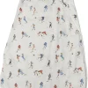 Loulou Lollipop Lightweight Muslin Sleep Bag, 6-18 m - Football