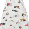 Loulou Lollipop Lightweight Muslin Sleep Bag, 6-18 m - Happy Trucks