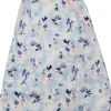 Loulou Lollipop Lightweight Muslin Sleep Bag, 0-6 m - Ink Floral