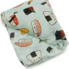 Loulou Lollipop Luxe Fitted Crib Sheet - Sushi