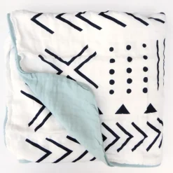 Loulou Lollipop Luxe Muslin Quilt - Mudcloth