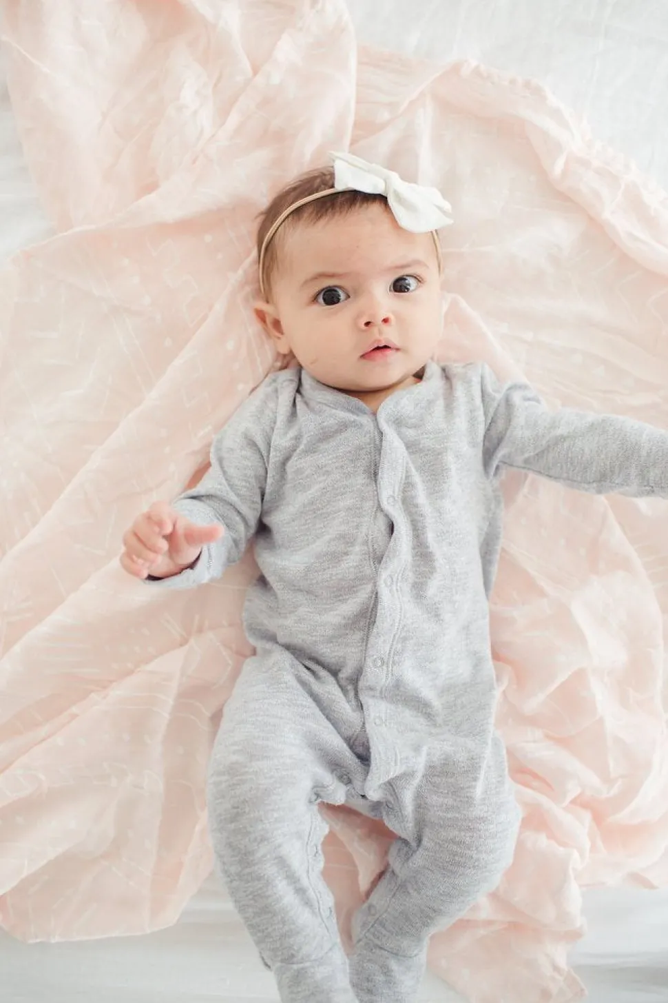 Loulou Lollipop Luxe Muslin Swaddle - Pink Mudcloth