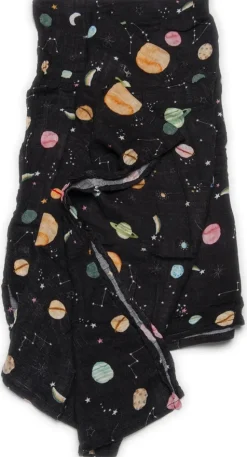 Loulou Lollipop Luxe Muslin Swaddle - Planets