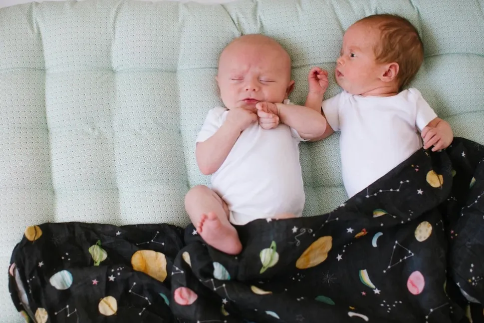 Loulou Lollipop Luxe Muslin Swaddle - Planets