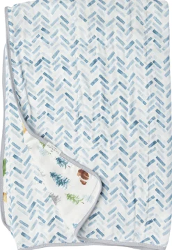 Loulou Lollipop Muslin Quilt Blanket - Adventure Begins