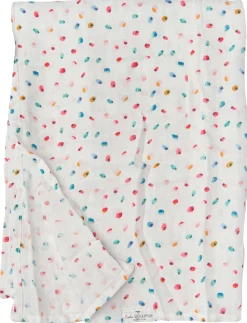 Loulou Lollipop Muslin Swaddle - Butterfly Dots