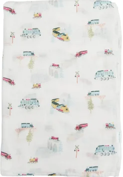 Loulou Lollipop Muslin Swaddle - All Aboard