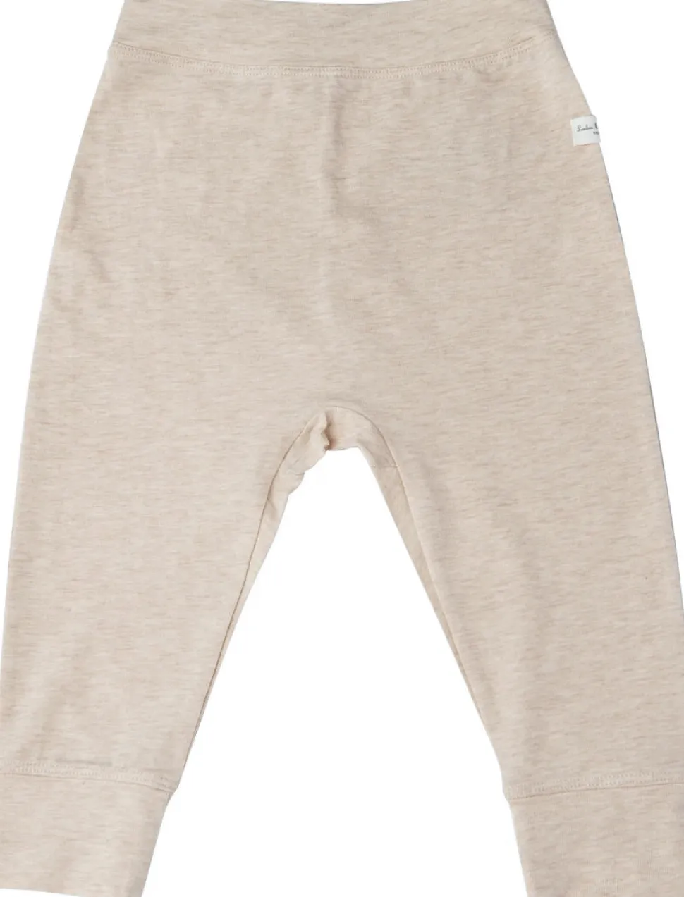 Loulou Lollipop Pants in TENCEL - Heather Oatmeal (0-3 M)
