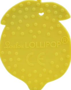 Loulou Lollipop Silicone Teether - Lemon