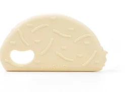 Loulou Lollipop Silicone Teether with Clip - Taco