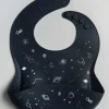 Loulou Lollipop Silicone Bib - Space