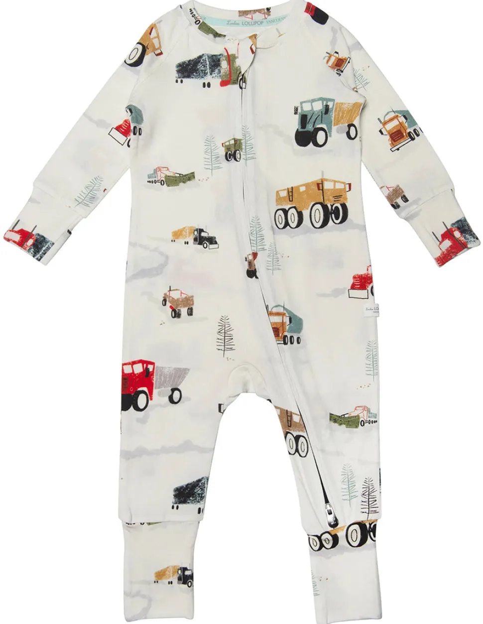 Loulou Lollipop Sleeper - Happy Trucks (6-12 M)