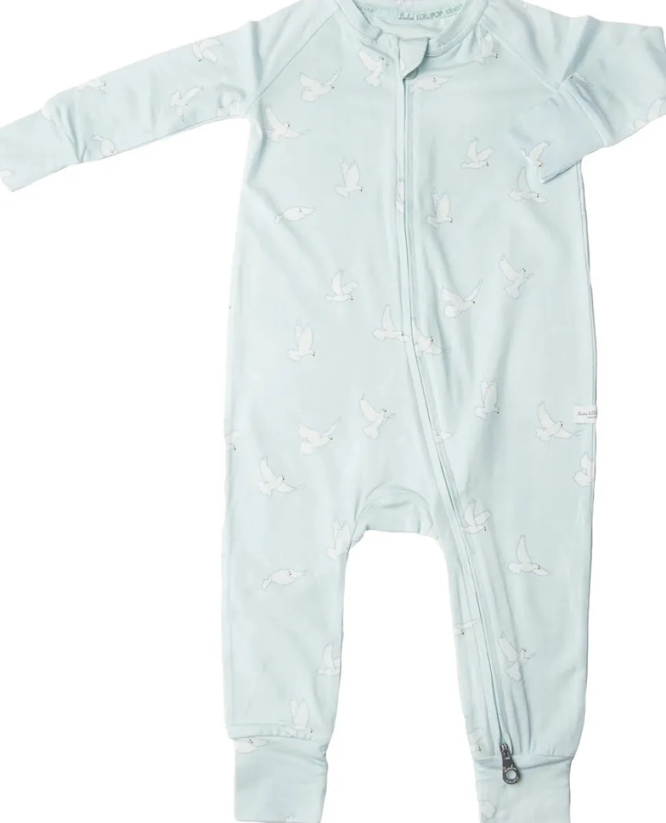 Loulou Lollipop Sleeper in TENCEL - Peace Dove (6-12 M)