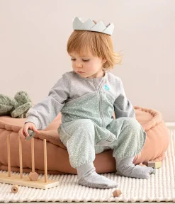Love To Dream Long Sleeve Sleep Suit Original Cotton Moderate, 12-24 M - Stardust Olive