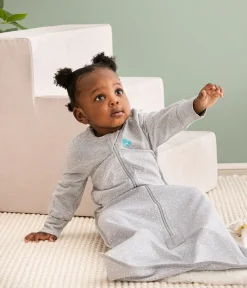Love To Dream Long Sleeve Sleep Bag Original Cotton Moderate, 6-18 M - Stardust Grey