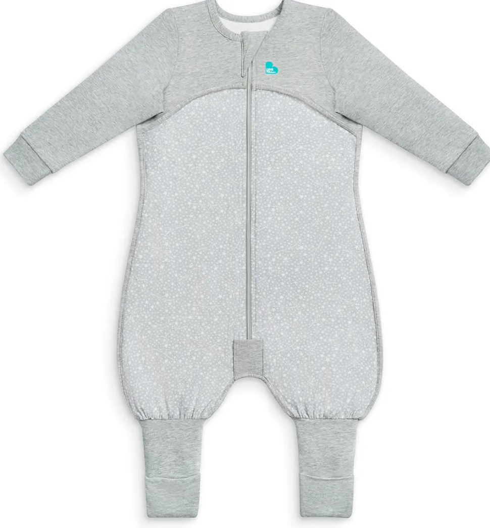 Love To Dream Long Sleeve Sleep Suit Original Cotton Moderate, 6-12 M - Stardust Grey