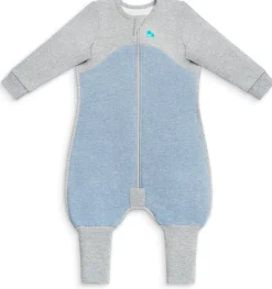 Love To Dream Long Sleeve Sleep Suit Organic Cotton Mild, 12-24 M - Dusty Blue