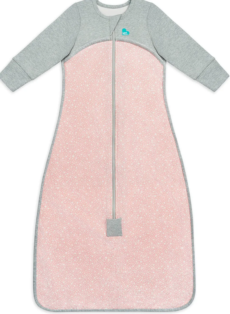 Love To Dream Long Sleeve Sleep Bag Original Cotton Moderate, 6-18 M - Stardust Dusty Pink