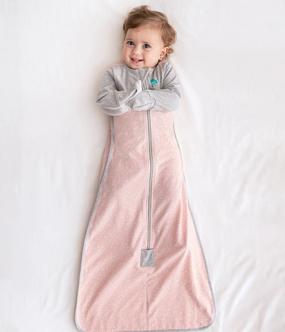 Love To Dream Long Sleeve Sleep Bag Original Cotton Moderate, 6-18 M - Stardust Dusty Pink