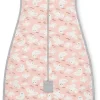 Love To Dream Short Sleeve Sleep Bag Organic Cotton Mild, 6-18 M - Doves Dusty Pink
