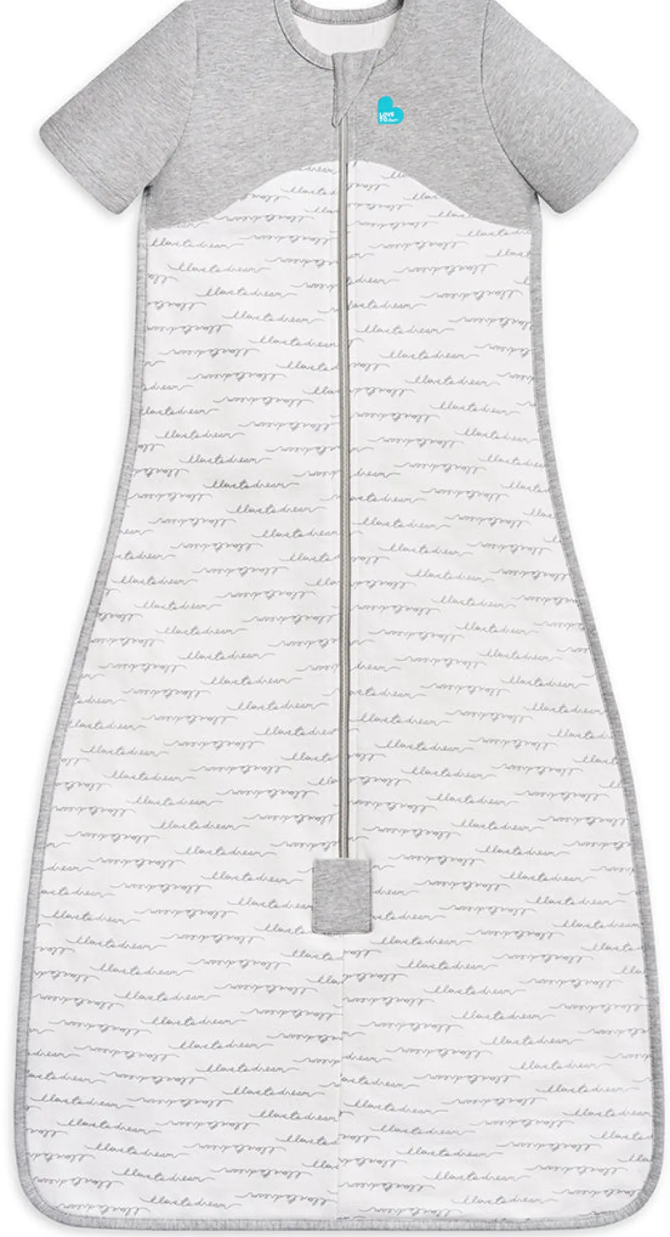 Love To Dream Short Sleeve Sleep Bag Organic Cotton Mild, 6-18 M - Dreamer White