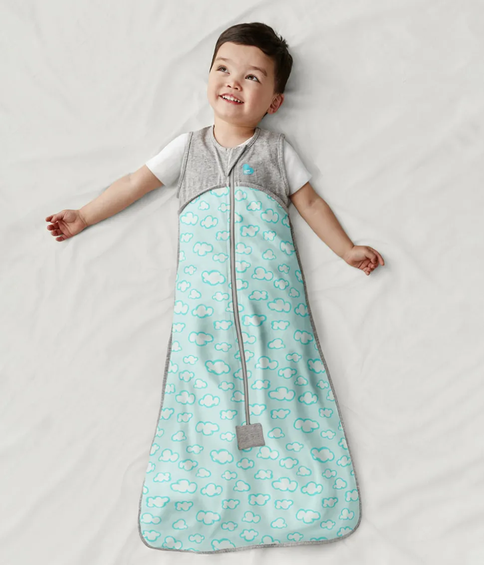 Love To Dream Sleep Bag Organic Cotton Lite .2 TOG, 6-18 M, Daydream Turquoise