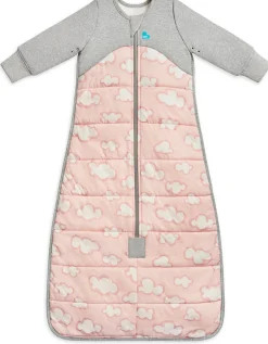 Love To Dream Sleep Bag Quilted Cotton 2.5 TOG, 6-18 M - Daydream Dusty Pink
