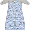 Love To Dream Sleep Bag Quilted Cotton 2.5 TOG, 6-18 M - Daydream Dusty Blue