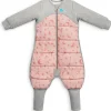 Love To Dream Sleep Suit Quilted Cotton 2.5 TOG, 24-36 M - Moonlight Dusty Pink