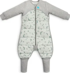 Love To Dream Sleep Suit Quilted Cotton 2.5 TOG, 24-36 M - Moonlight Olive