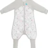 Love To Dream Sleep Suit Quilted Organic Cotton/Merino Wool 2.5 TOG, 6-12 M - Bah Bah Sheep Pink