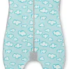 Love To Dream Sleep Suit Organic Lite .2 TOG, 6-12 M - Daydream Turquoise