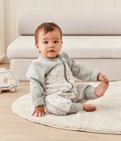 Love To Dream Sleep Suit Quilted Cotton 2.5 TOG, 12-24 M - Moonlight White