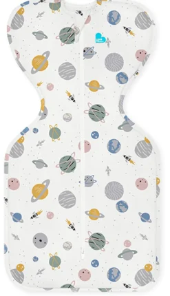 Love To Dream Swaddle UP Designer Collection Lite, Newborn - Space White