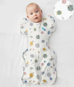 Love To Dream Swaddle UP Designer Collection Lite, Newborn - Space White