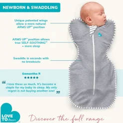 Love To Dream Swaddle UP Designer Collection Lite, Newborn - Space White