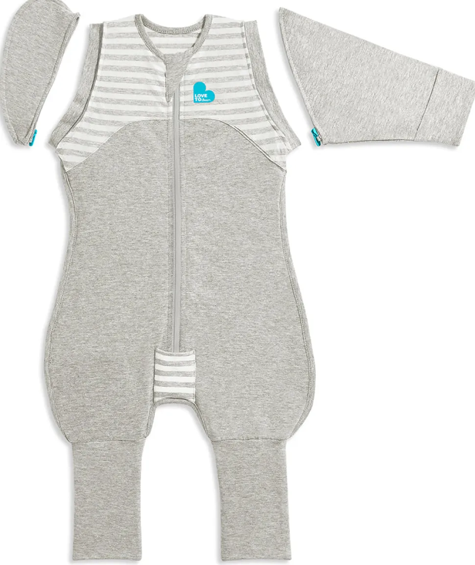Love To Dream Swaddle UP Transition Suit Original 1.0 TOG, Medium - Grey