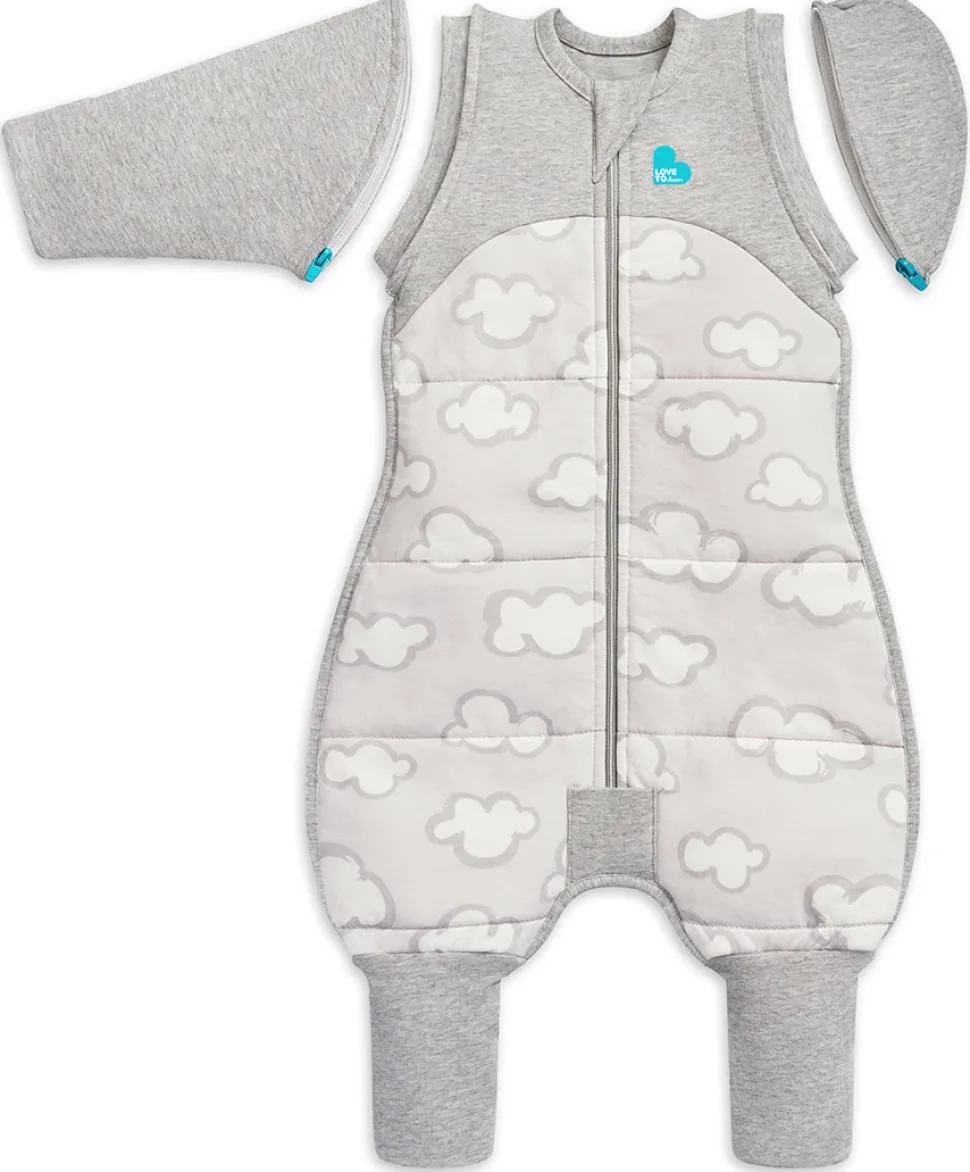 Love To Dream Swaddle UP Transition Suit Quilted Cotton 2.5 TOG, Medium - Daydream Grey