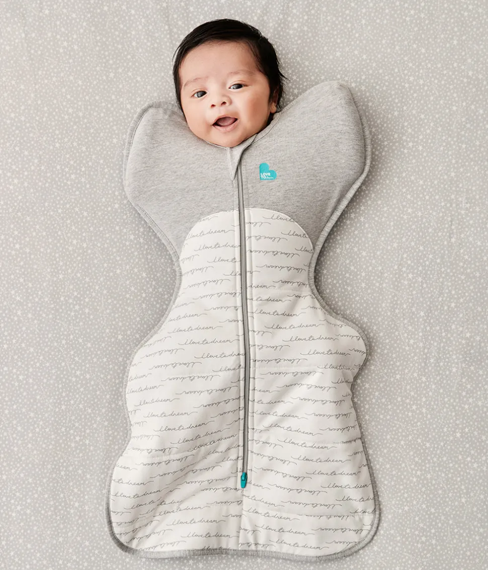 Love To Dream Swaddle UP Quilted Cotton 2.5 TOG, Newborn - Dreamer White