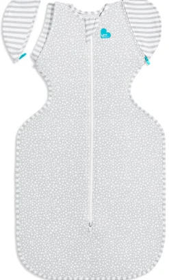 Love To Dream Swaddle UP Transition Bag Bamboo Original 1.0 TOG, Medium - Grey Dot