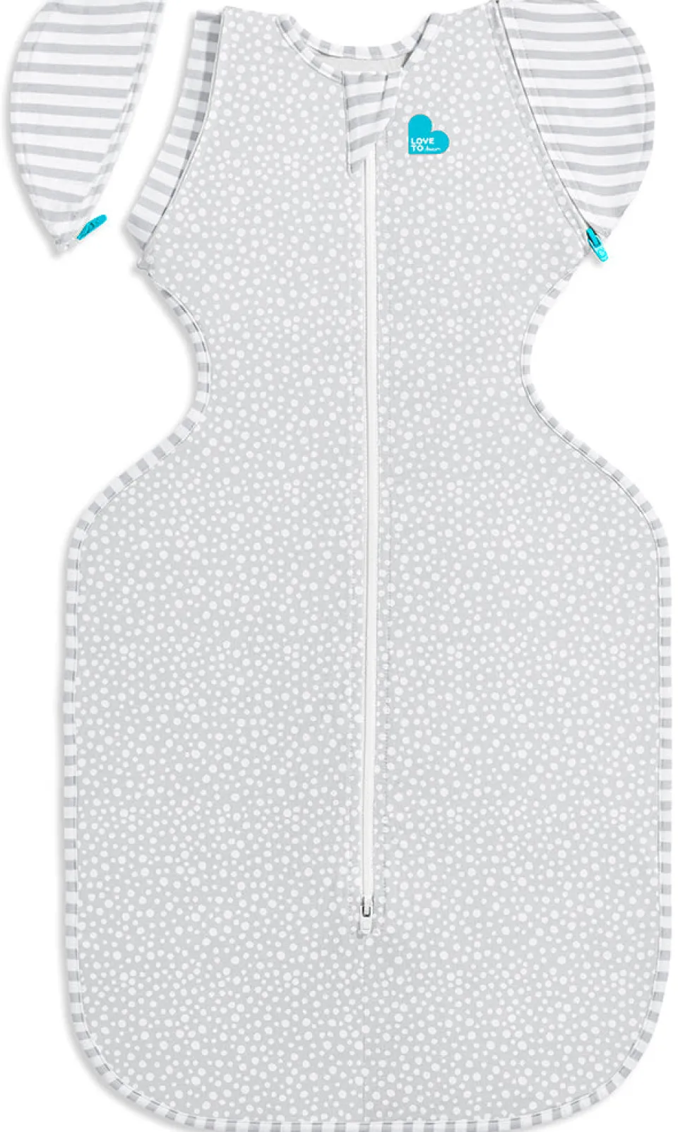 Love To Dream Swaddle UP Transition Bag Bamboo Original 1.0 TOG, Medium - Grey Dot