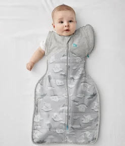 Love To Dream Swaddle UP Transition Bag Quilted Cotton 3.5 TOG, Large - South Pole Grey