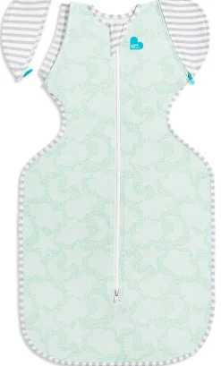 Love To Dream Swaddle UP Transition Bag Organic 1.0 TOG, Large - Celestial Dot Mint