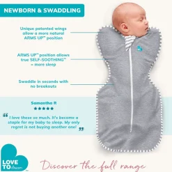 Love To Dream Swaddle UP Quilted Cotton 2.5 TOG, Small - Dreamer White