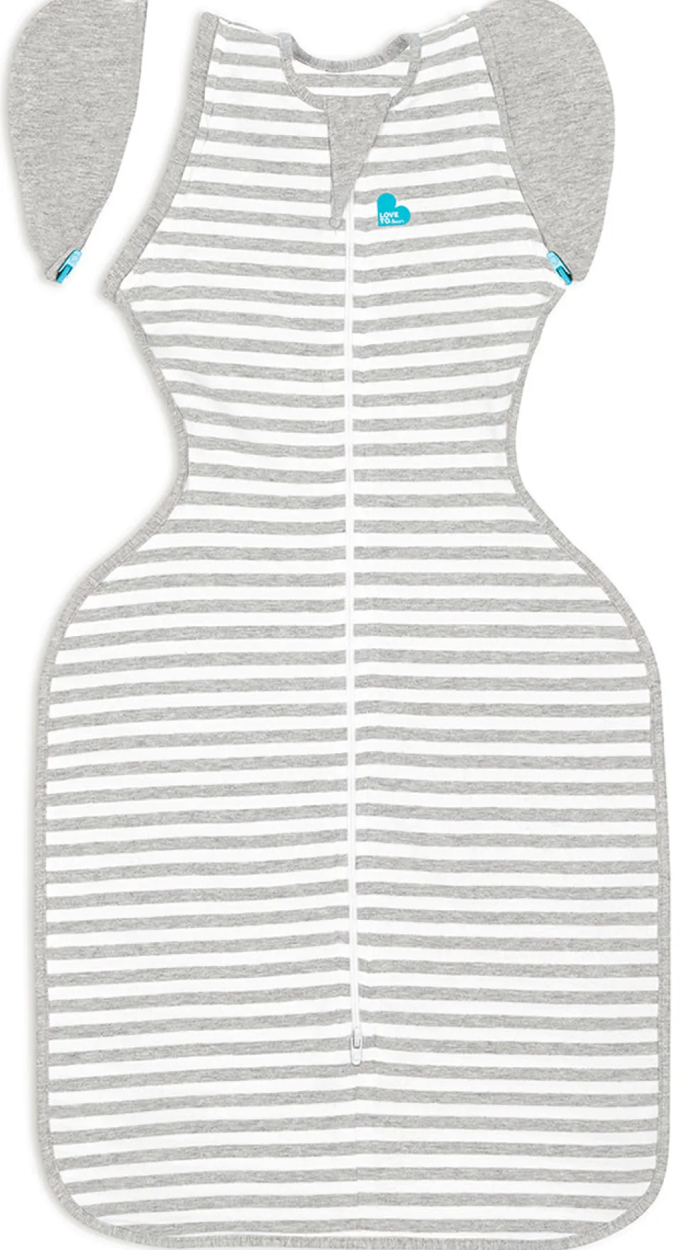 Love To Dream Swaddle UP Transition Bag Original 1.0 TOG, Large - Grey Stripe