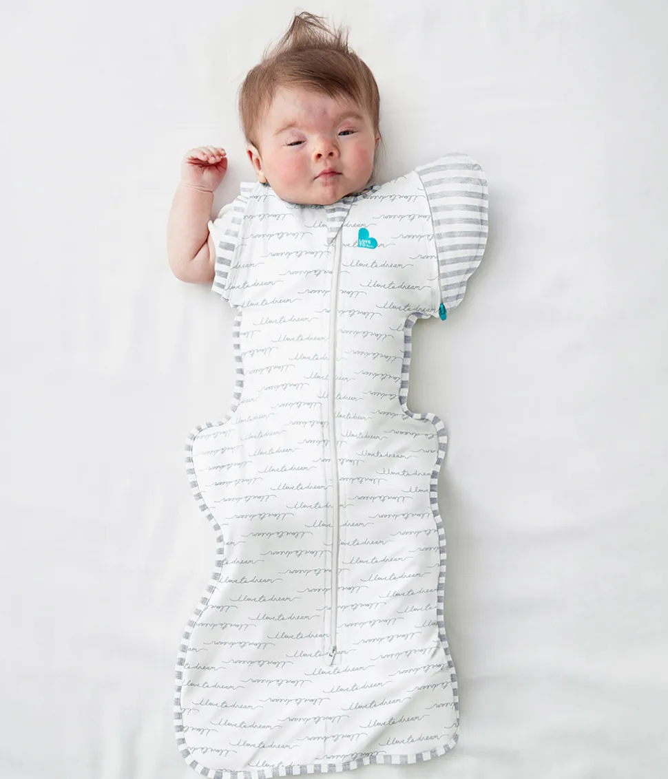 Love To Dream Swaddle UP Transition Bag Original 1.0 TOG, Medium - Dreamer White