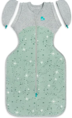 Love To Dream Swaddle UP Transition Bag Cotton Fleece Mild, Medium - North Star Olive